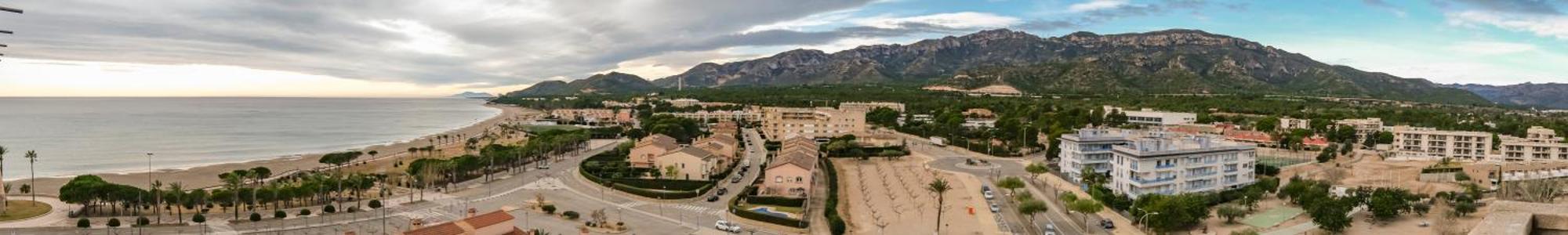 Apartamento Con Terraza, Vistas Playa Y Montana โอสปิตาเล็ต เด ลินฟันต์ ภายนอก รูปภาพ